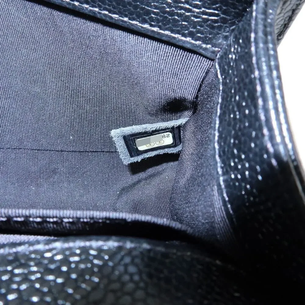 Chanel Caviar Leather Boy Chanel Small Flap Bag Black